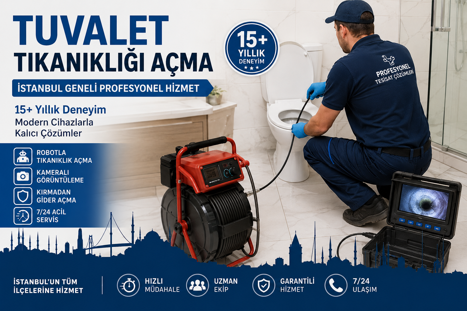 Tuvalet Tıkanıklığı Açma